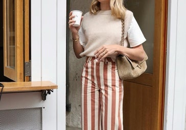 Los pantalones de rayas vuelven a ser los favoritos de la primavera: los estilos que sientan genial
